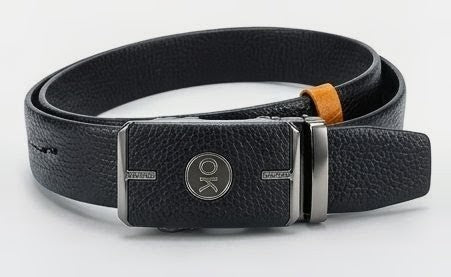 Luxury Automatic Buckle Black Leather Belt for Men – Premium Formal & Casual Belt