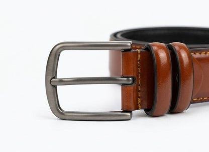 Leather Belt for Men – Stylish Casual & Formal Waist Belt Brown