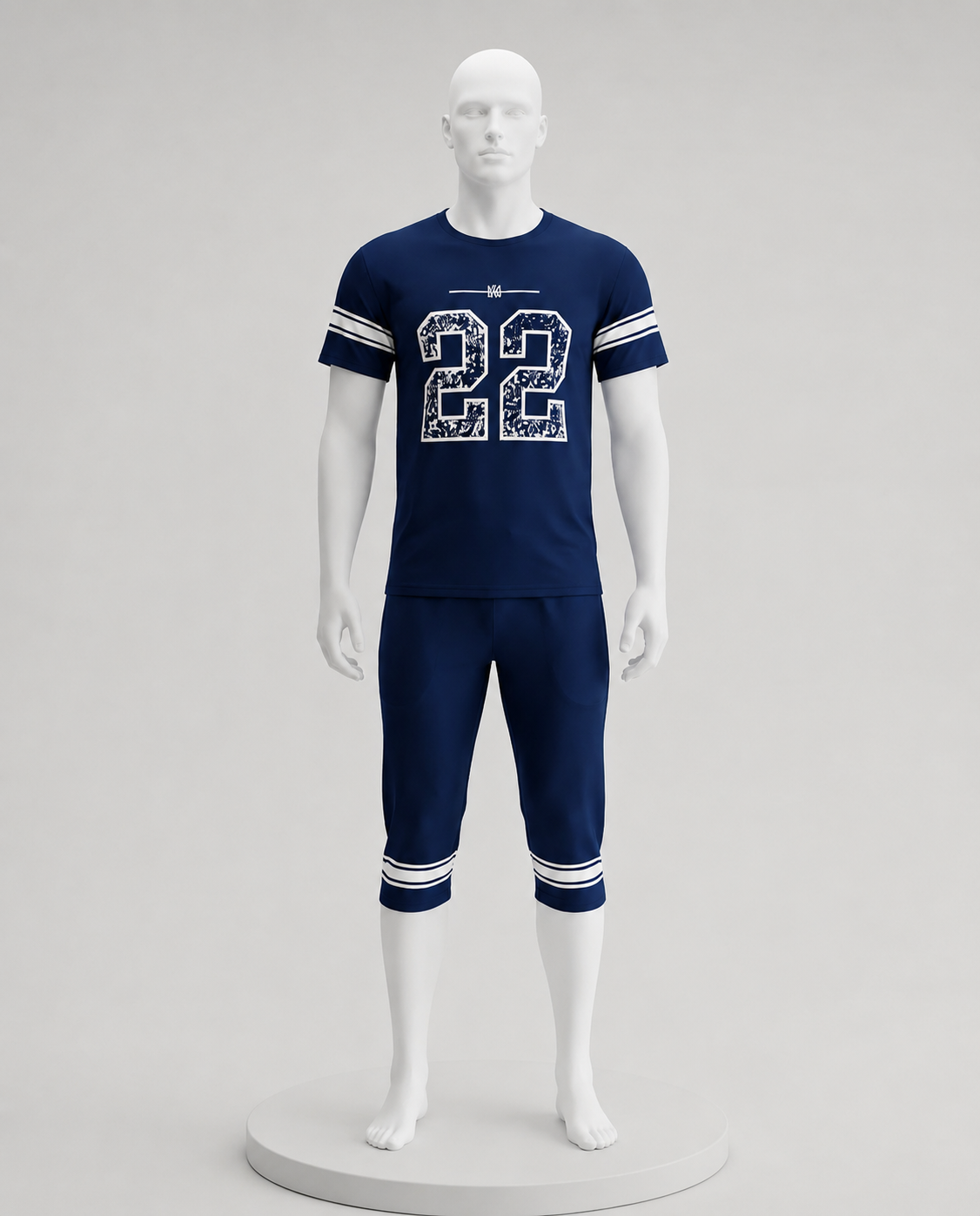 Men’s Black Sportswear Set – Printed NMen’s Black Sportswear Set