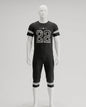 Men’s Black Sportswear Set – Printed NMen’s Black Sportswear Set